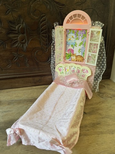 Vintage 1993 barbie 1 - barbie, bed