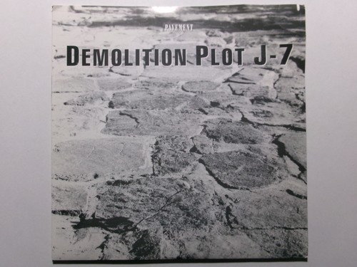 Pavement demolition plot - pavement, j-7