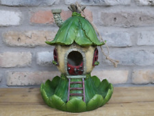Green Bird House Feeder