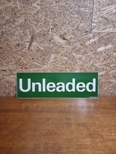 Vintage Unleaded Fuel Petrol