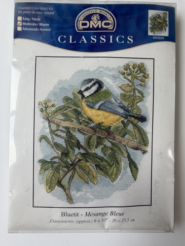 Dmc bluetit cross stitch - bluetit,