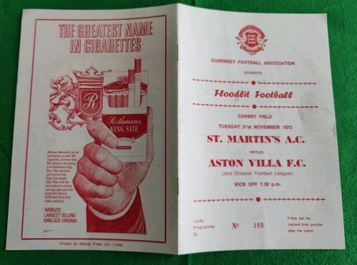 Martins guernsey v - st., aston
