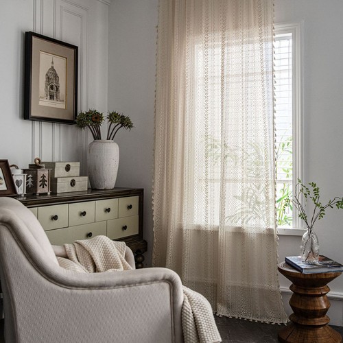 Breathable cotton curtains - cotton,