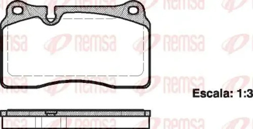 Brake pads front - front, 1200.00