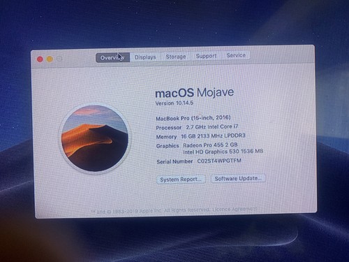 Macbook pro a1707 logic - pro,