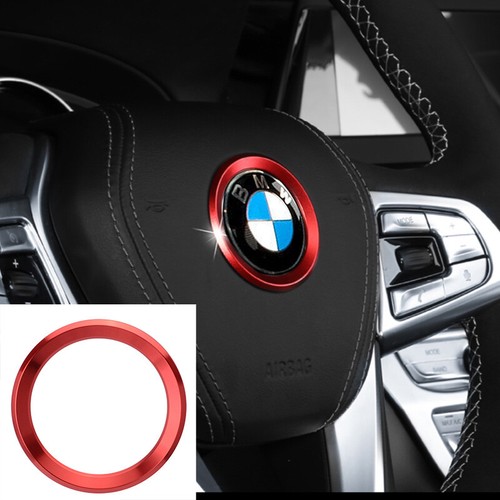Red steering wheel - steering, emblem