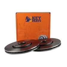 2x Brake Discs Vented For