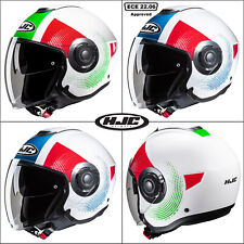 HJC i40N Pyle Jet Open Face Sun Visor Crash Motorcycle Helmet Scooter Urban New