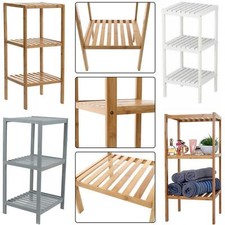 3 Tier Book Shelf Unit Bamboo