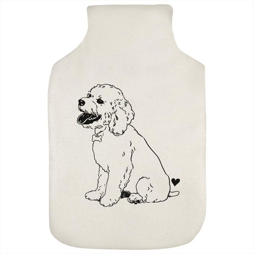 Happy puppy hot water bottle - puppy',