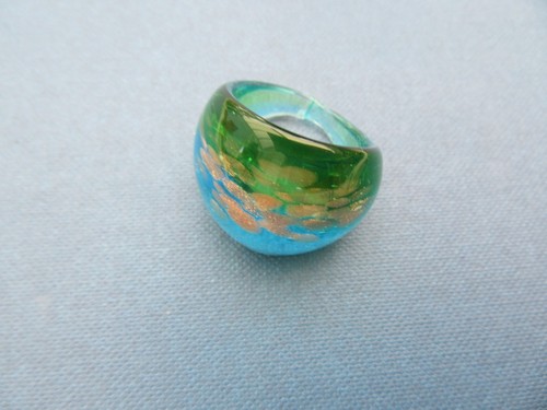 Vintage murano glass ring - murano,