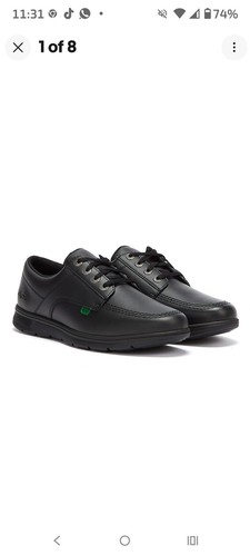 Kickers kelland lace black - kelland, lo