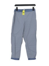 Princesse Tam-tam Women's Suit Trousers UK 10 Blue 100% Cotton Dress Pants