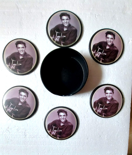 Elvis presley set of 6 - presley,