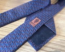 Gucci Blue Tie Silk Vintage