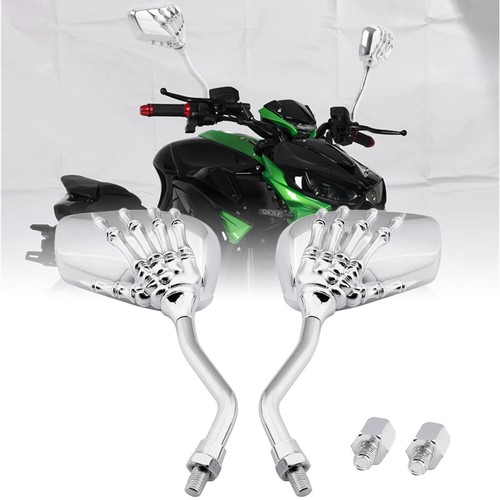 Motorcycle chrome skull - motorcycle,