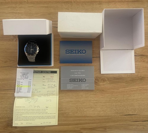 Seiko men quartz chronograph - seiko,