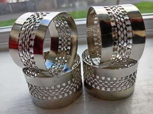 Pierced ornate silver - 4,