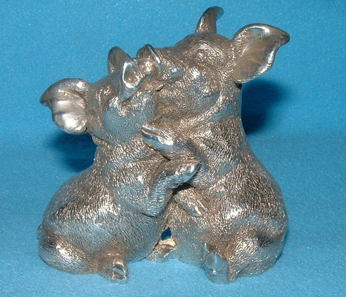 Sterling silver kissing - sterling,