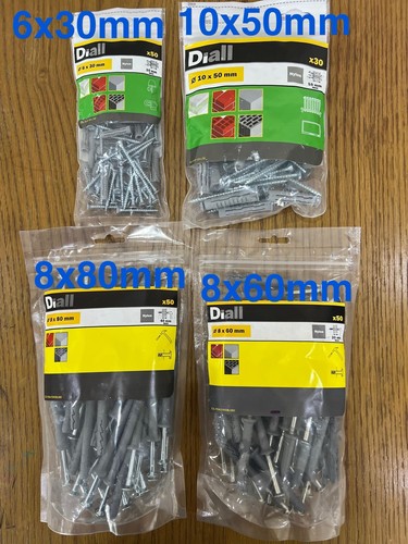 Wall plugs and screws - wall,