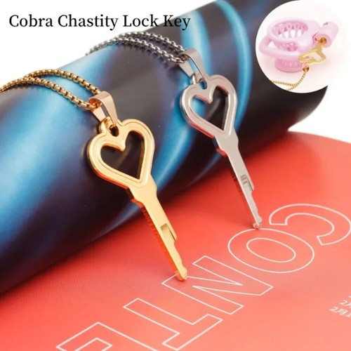 Heart key chastity cage - heart,