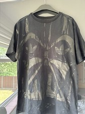 Rare 2009 Star Wars ADIDAS Darth Vader All Over Print T-Shirt M VTG *SMALL HOLE*