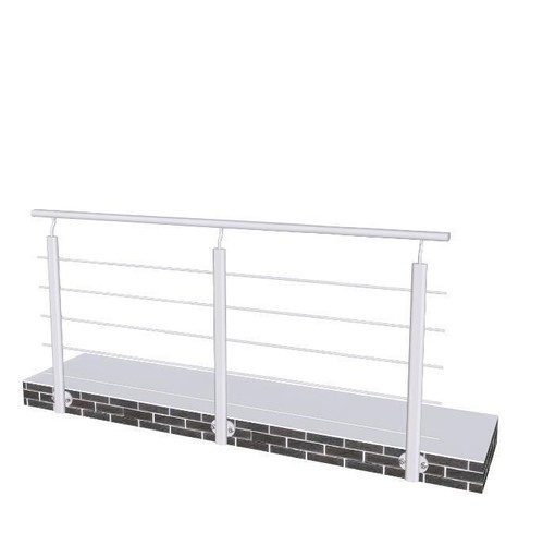 Aluminum handrail - x,