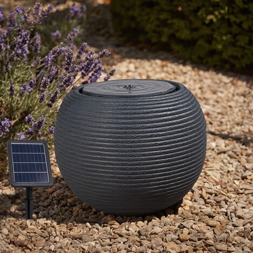 Solar water feature fountain - solar,