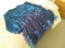 Girls Navy Sweatshirt Dress