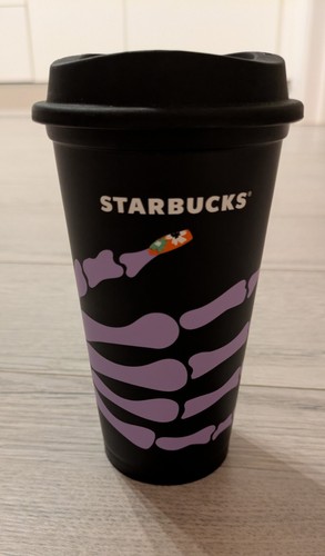 Starbucks halloween skeleton - starbucks,