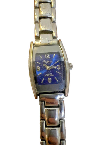 Figaro watch ladies blue dial - blue,