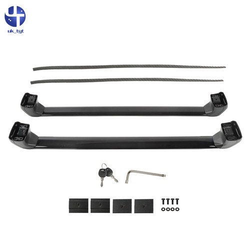 Black roof rack cross bars - black,