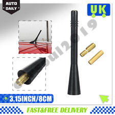 8CM CAR  BLACK BEE-STING STUBBY SHORT AERIAL ARIEL ARIAL MAST ANTENNA UNIVERSAL