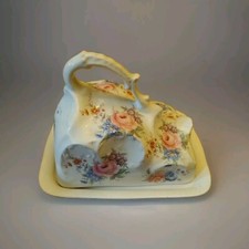 Large Victorian Style Cheese Dish & Cover VGC Beautiful 