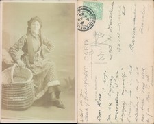 Woman with Cullercoats fish