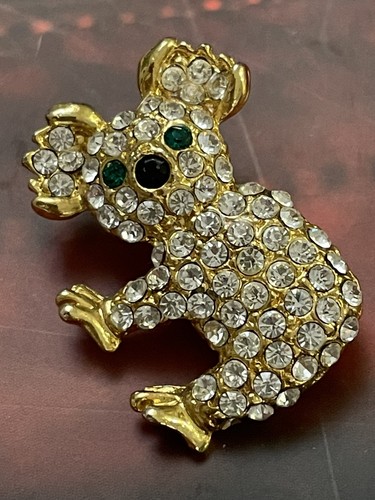 Vintage diamanté koala - diamantÉ,