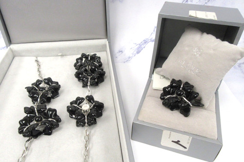 Lalique black fleur - black, de
