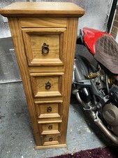 Country Chunky Pine 5 Drawer Tall Chest of Drawers Collection From Windsor SL4