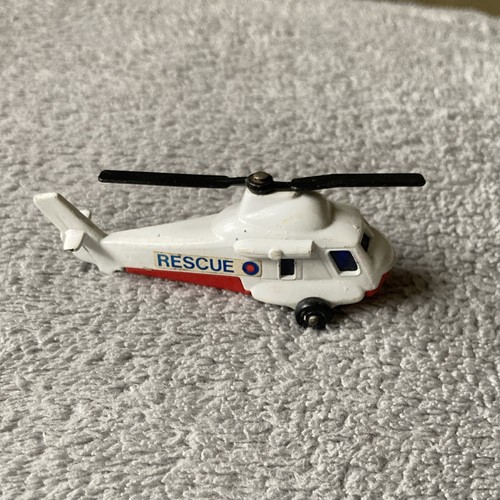 Matchbox rescue helicopter - matchbox,