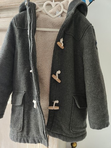 Grey petit bateau wool duffle - bateau,