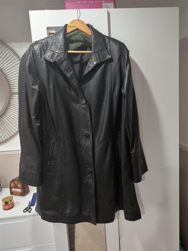 Woodland genuine leather coat.
