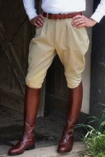 Royal Mens Khaki Jodhpur Breeches Hunting Horse Riding Polo Sport Baggy Trousers