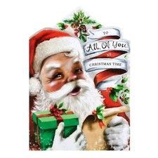 ALL OF YOU DIE CUT SANTA MEMORY MAKING CHRISTMAS CARD NEW