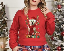 Xmas Sweatshirt Golden Retriever Dog Christmas Jumper Sweater Day Stocking Gifts