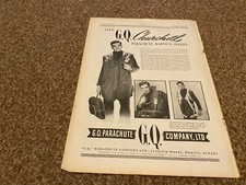 AC32 ADVERT 11X8 G. Q. PARACHUTE COMPANY - PARACHUTE HARNESS JACKETS