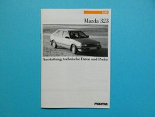 Brochure/price list with