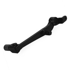 Black motorcycle rear brake - motorcycle,