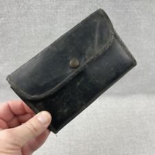 Vintage Fly Fishing Wallet Containing 3 Flies On Cards