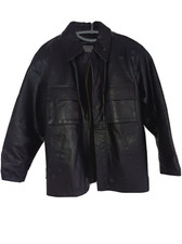 JNR collectables Genuine leather men's style leather jacket. 134cm/53inch  age 9
