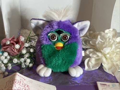 1999 furby baby purple and - purple,